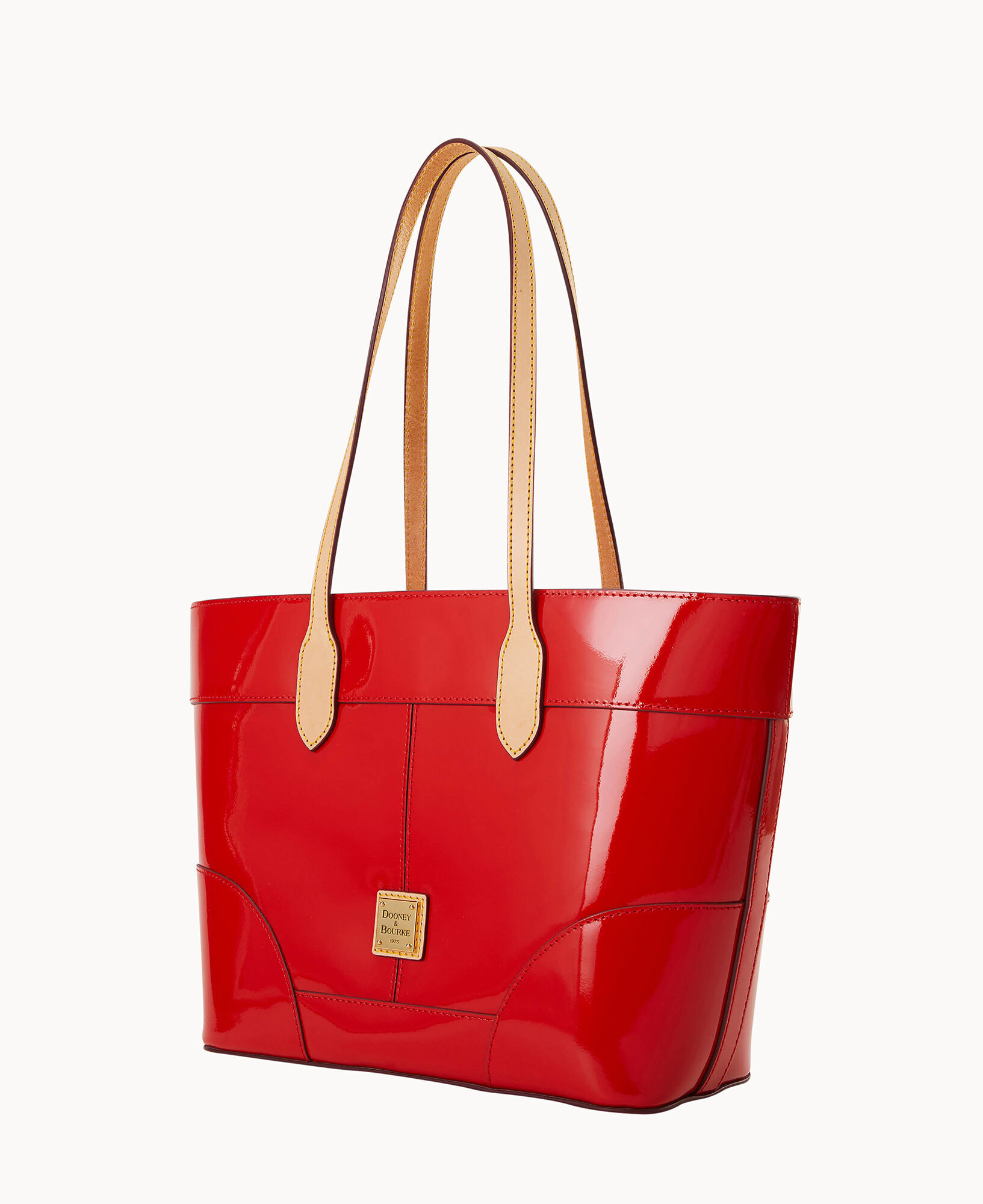 Dooney patent leather top