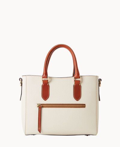 Pebble Grain Top Handle Tote