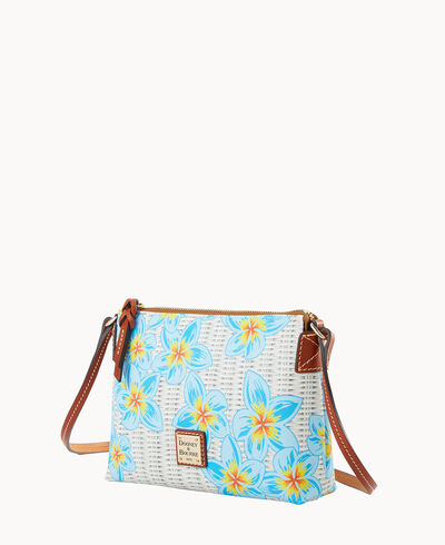 Plumeria Crossbody Pouchette