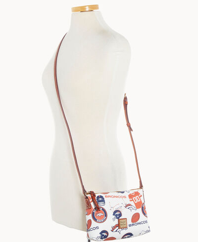 NFL Broncos Crossbody Pouchette