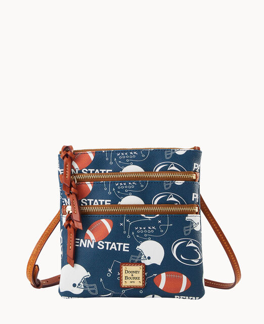 Collegiate Penn State University North South Triple Zip Crossbody