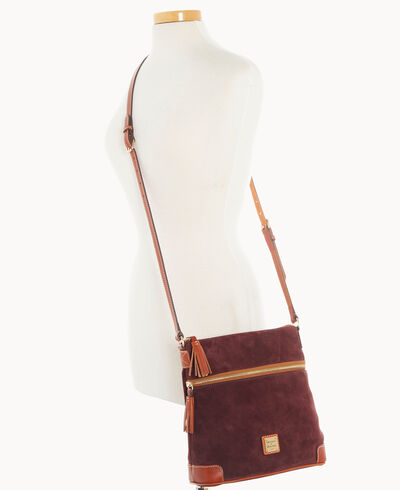 Suede Tassel Crossbody