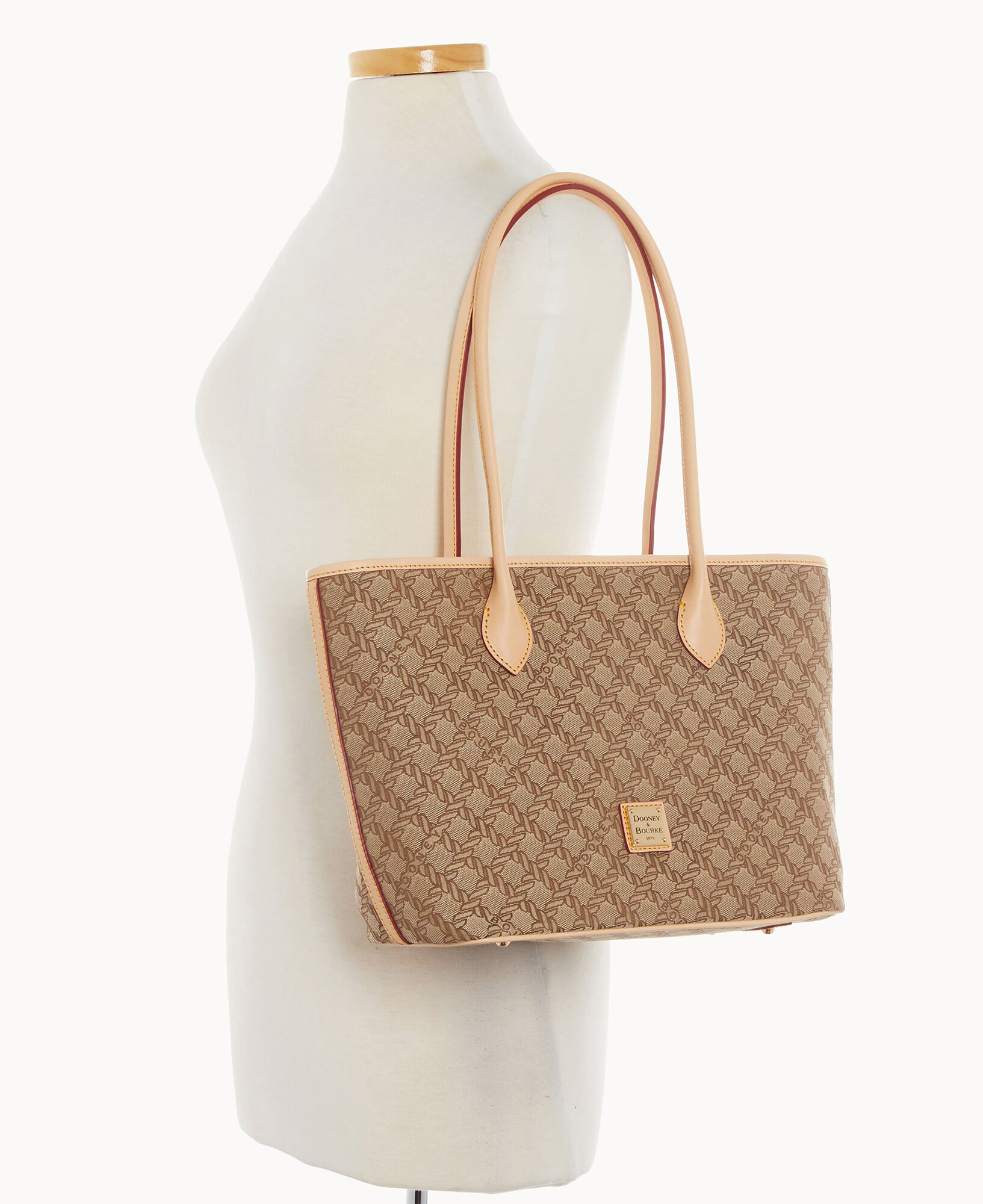 Dooney and clearance bourke monogram tote