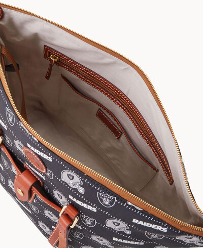 NFL Raiders Large Zip Tote