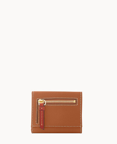 Dooney & Bourke Pebble Grain Small Flap Wallet