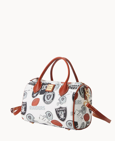 NFL Raiders Barrel Satchel