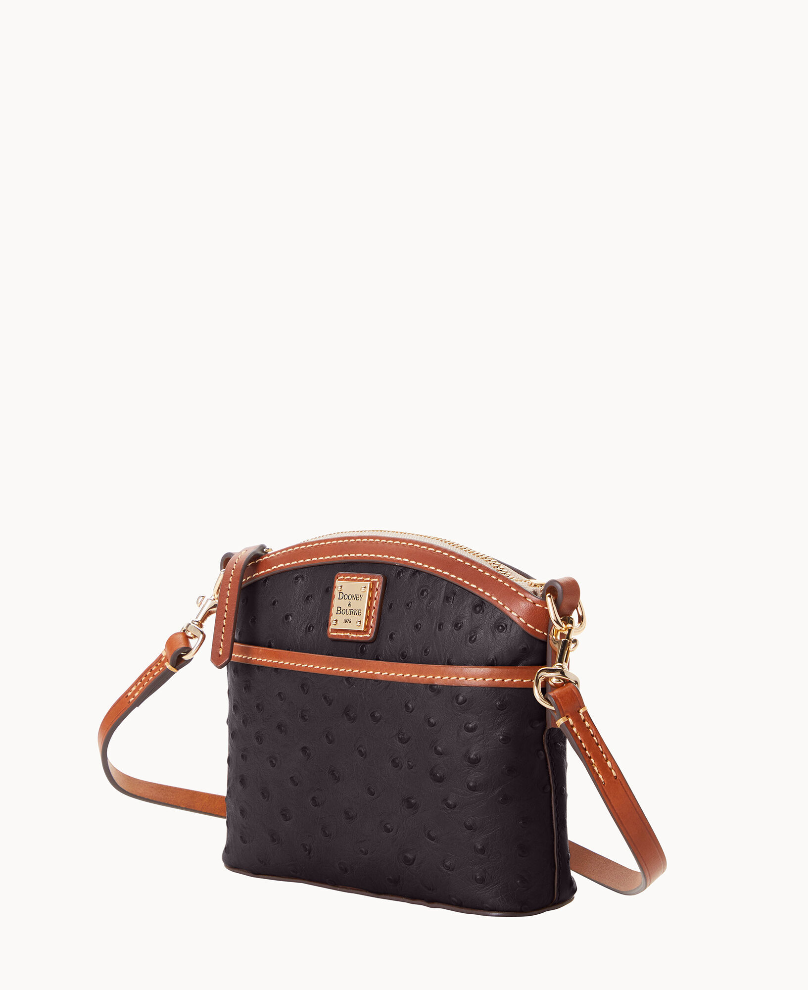 Dooney and bourke ostrich domed satchel 2025