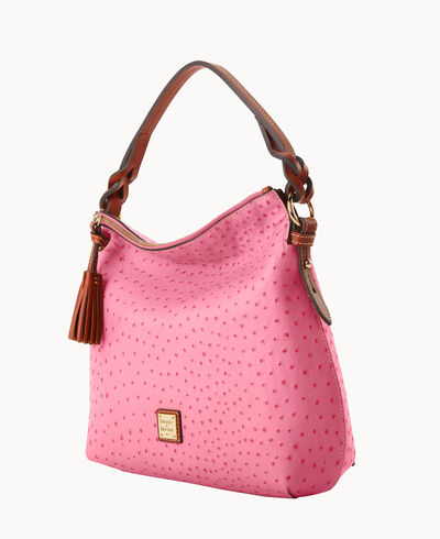 Ostrich Twist Strap Hobo