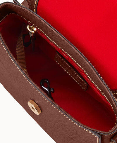 Saffiano Saddle Bag