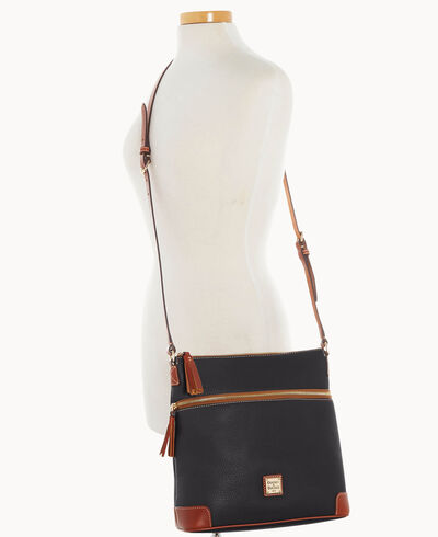 Pebble Grain Large Tassel Crossbody