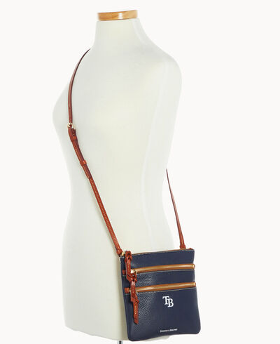 MLB Rays North South Triple Zip Crossbody