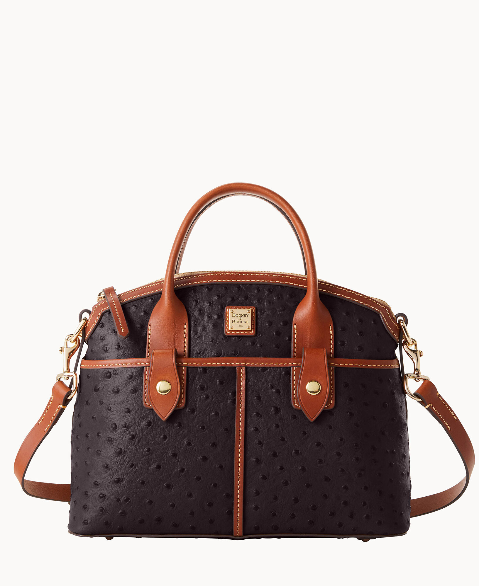 Dooney & bourke on sale camden saffiano domed satchel