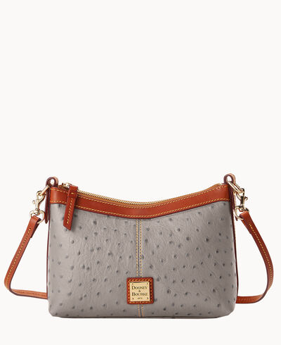 Ostrich Crossbody Pouch