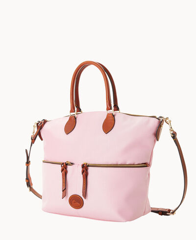 Nylon Large Pocket Satchel