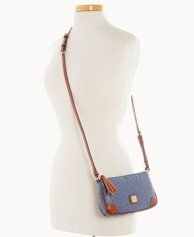Ostrich Slim Crossbody