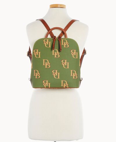Monogram Zip Pod Backpack