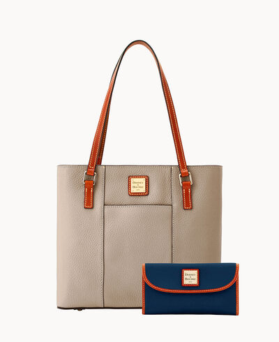 Pebble Grain Small Lexington and Continental Clutch