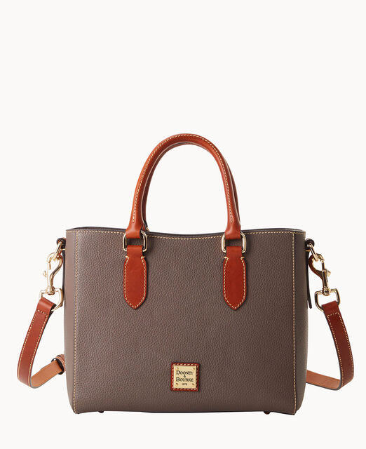 Pebble Grain Top Handle Tote