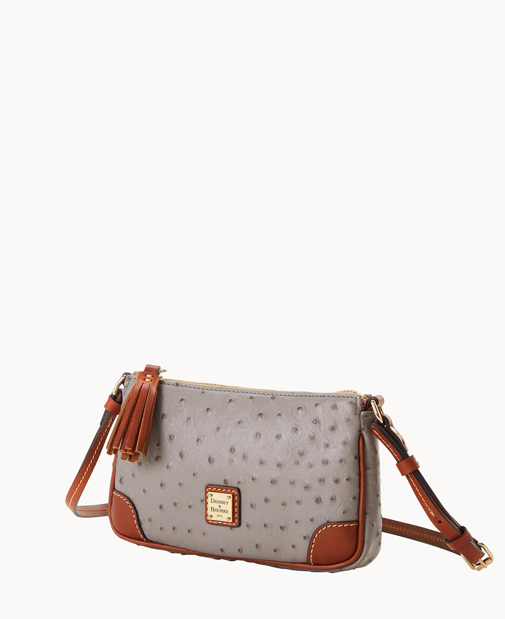 Dooney Bourke Ostrich Slim Crossbody