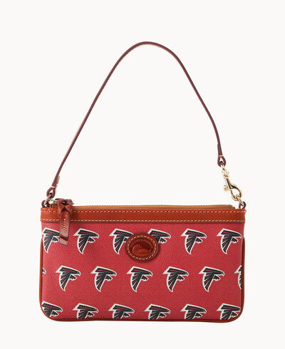 NFL Falcons Large Slim Wristlet