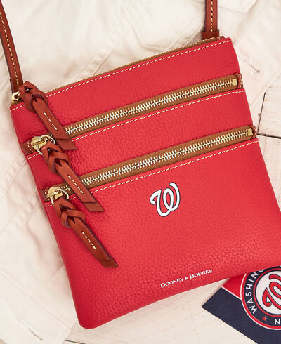 MLB Nationals N S Triple Zip Crossbody