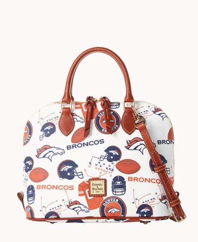 NFL Broncos Zip Zip Satchel