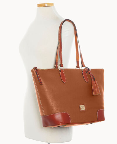 Pebble Grain Career Tote