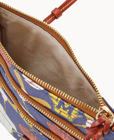 MLB Brewers North South Triple Zip Crossbody