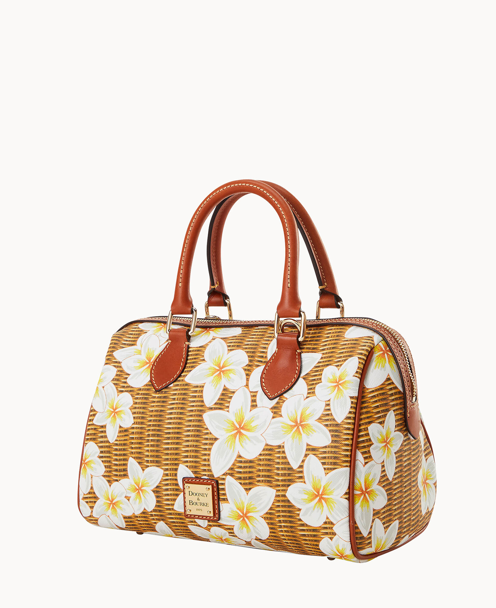 Dooney Bourke Plumeria Barrel Satchel