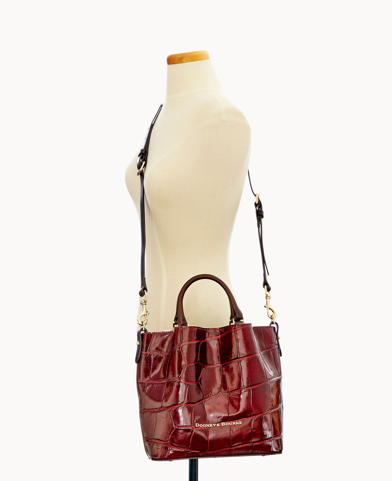 Dooney Bourke City Croco Small Barlow