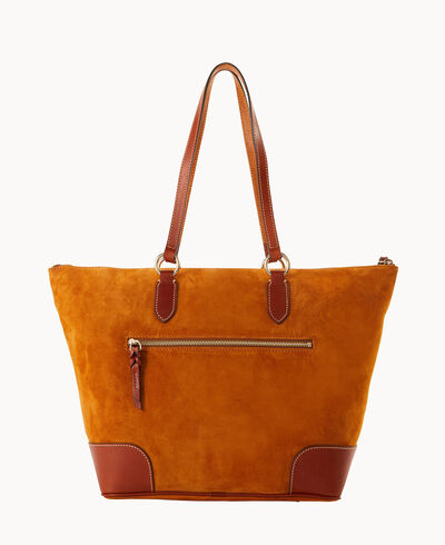 Suede Career Tote