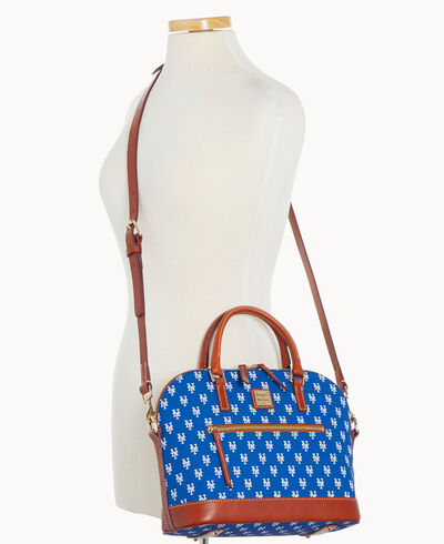 MLB Mets Domed Zip Satchel