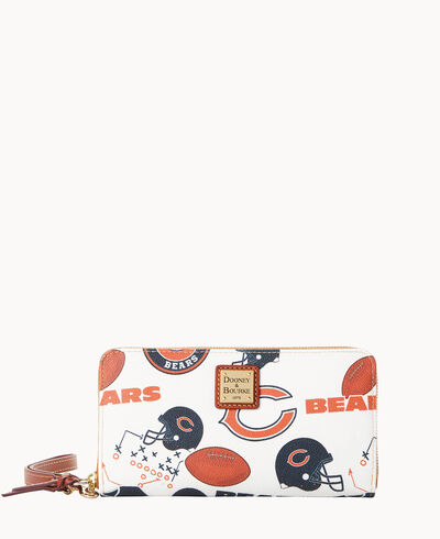 NFL Bears Large Zip Around Wristlet