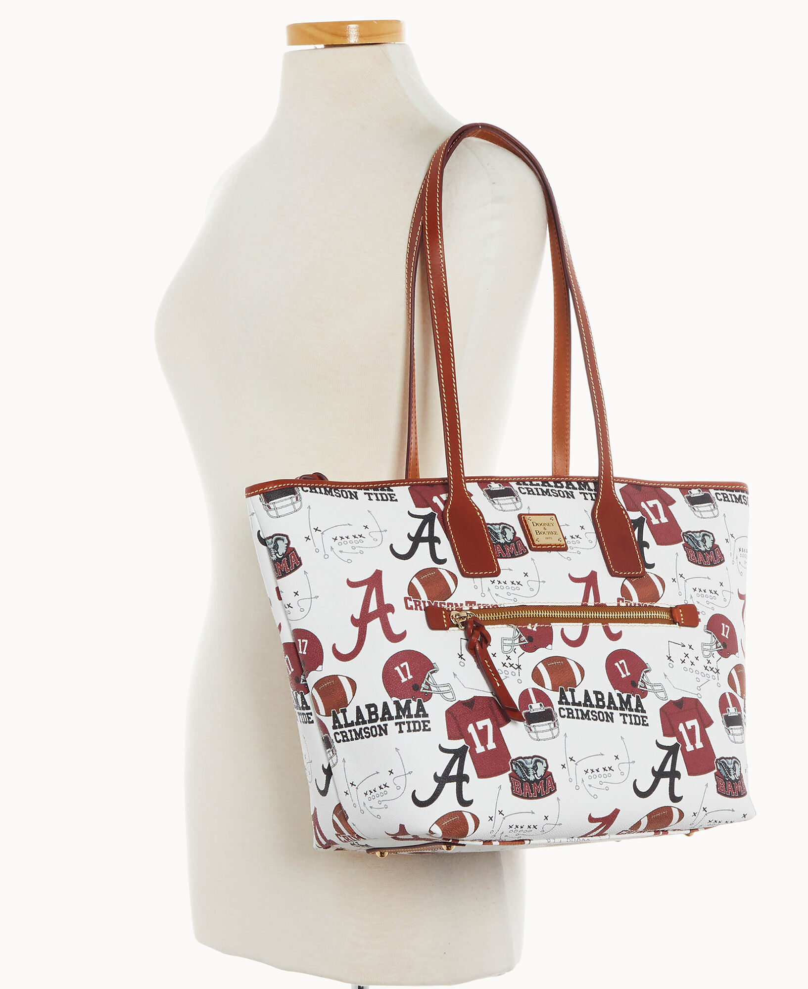 Dooney & Bourke Alabama Crimson Tide Monogram Drawstring Purse