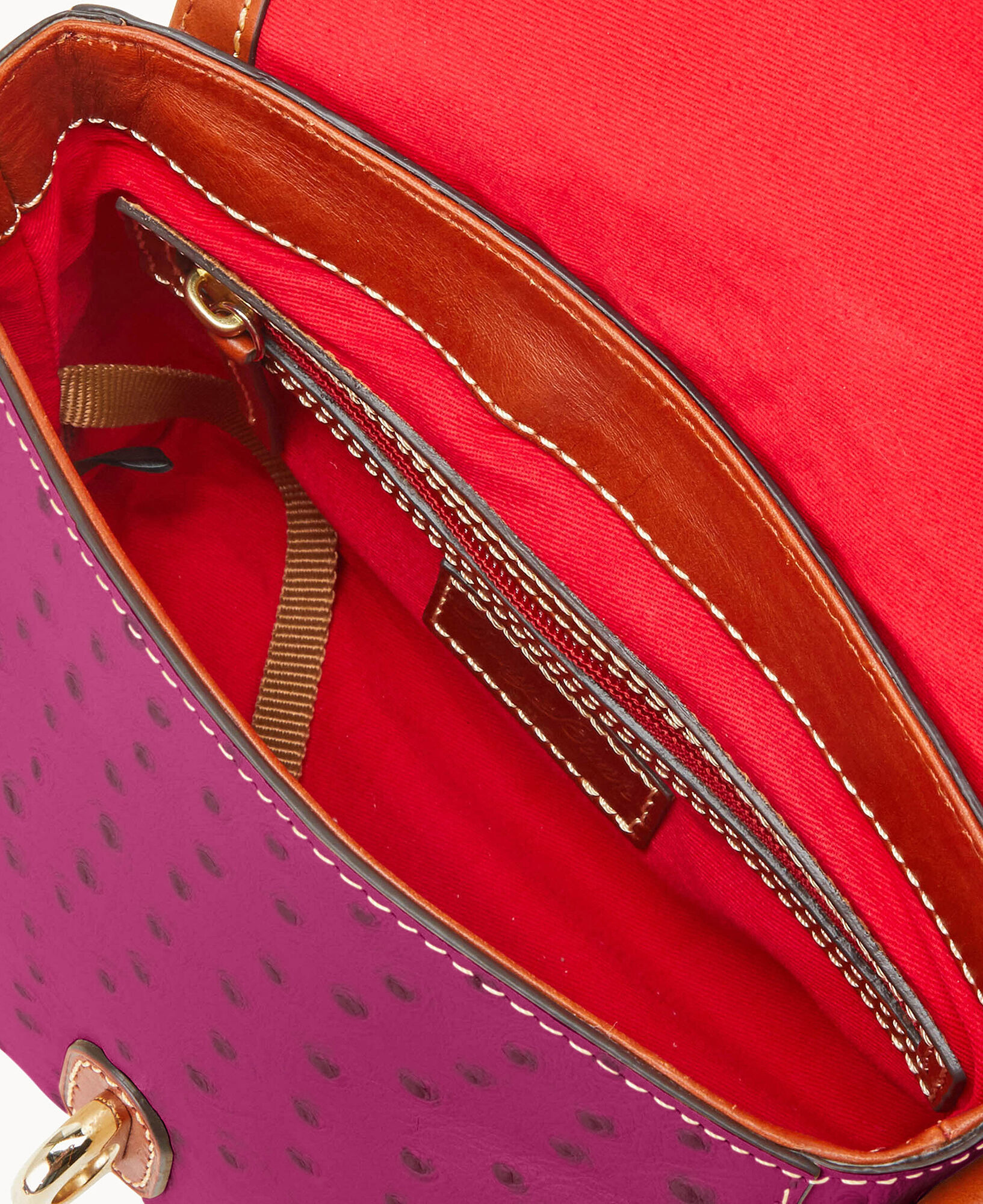 Ostrich small ashley messenger bag outlet
