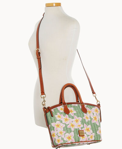 Plumeria Domed Satchel