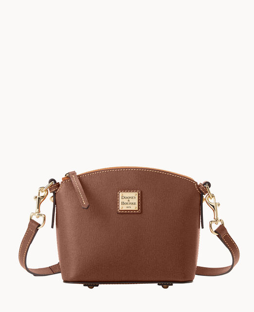 Saffiano Mini Domed Crossbody