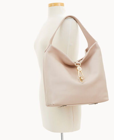 Belvedere Logo Lock Shoulder Bag