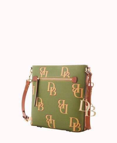 Monogram Zip Crossbody