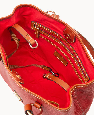 Pebble Grain Small Briana with Pouch