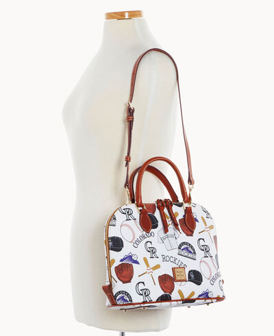 MLB Rockies Zip Zip Satchel
