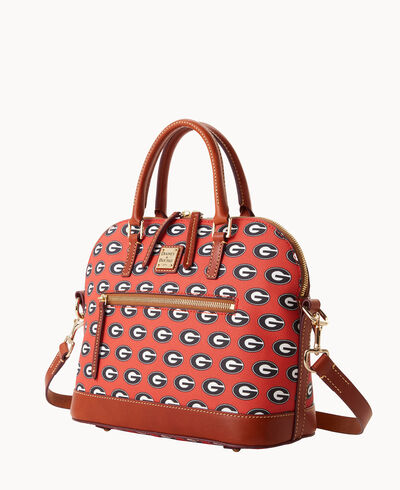 Collegiate University of Georgia Domed Zip Satchel