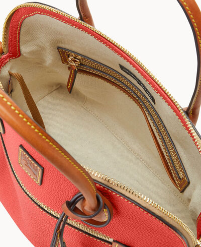 Pebble Grain Large Domed Satchel