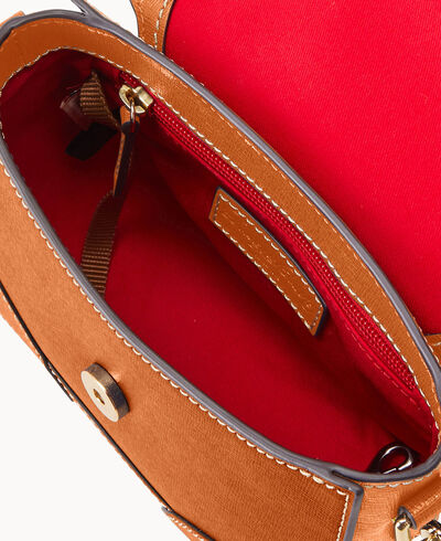 Saffiano Saddle Bag