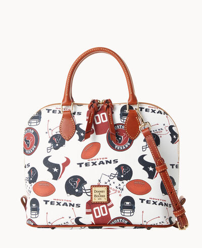 NFL Texans Zip Zip Satchel