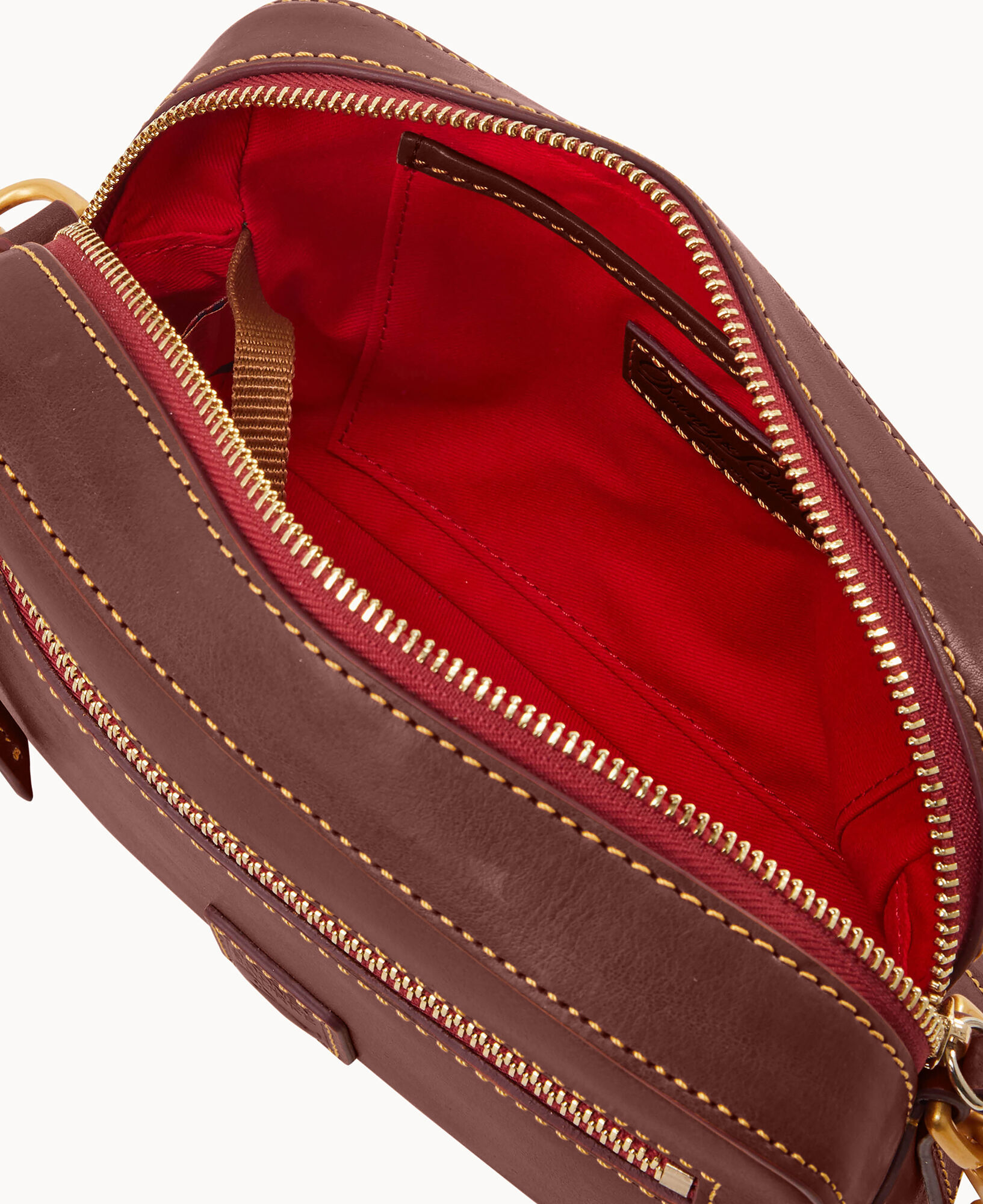 Dooney & bourke saffiano camera zip crossbody outlet