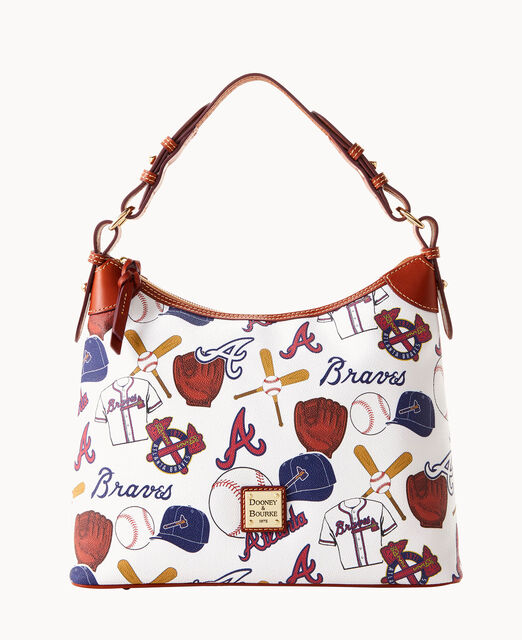 Dooney & Bourke Women's Navy Atlanta Braves Ginger Crossbody Purse