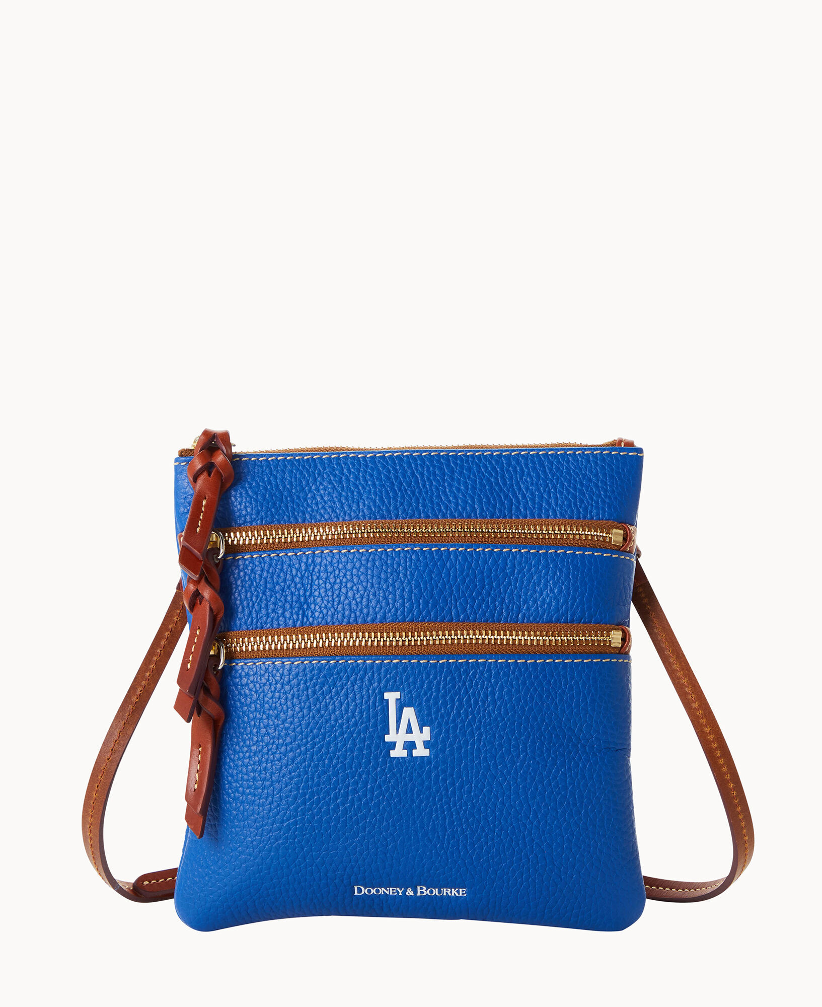 Dooney Bourke MLB Dodgers North South Triple Zip Crossbody