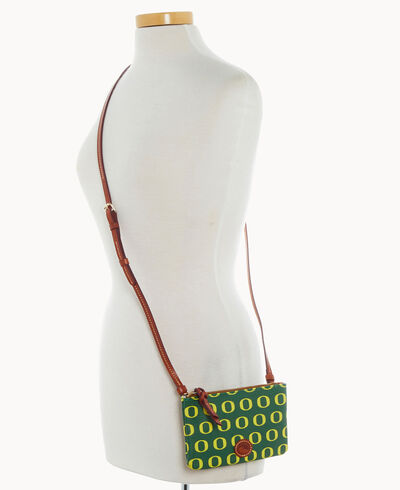 Collegiate University of Oregon Top Zip Crossbody