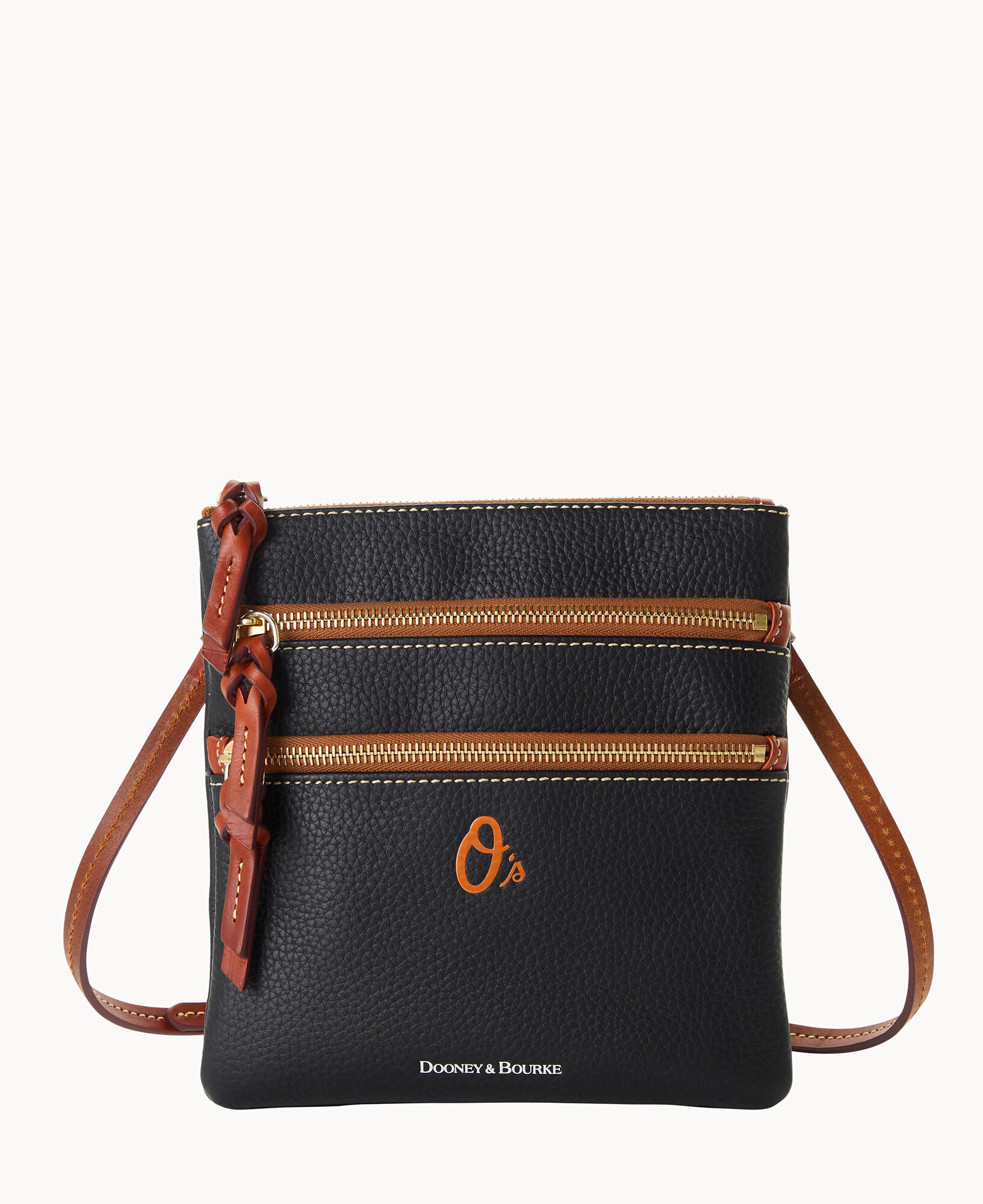 Dooney Bourke MLB Orioles North South Triple Zip Crossbody